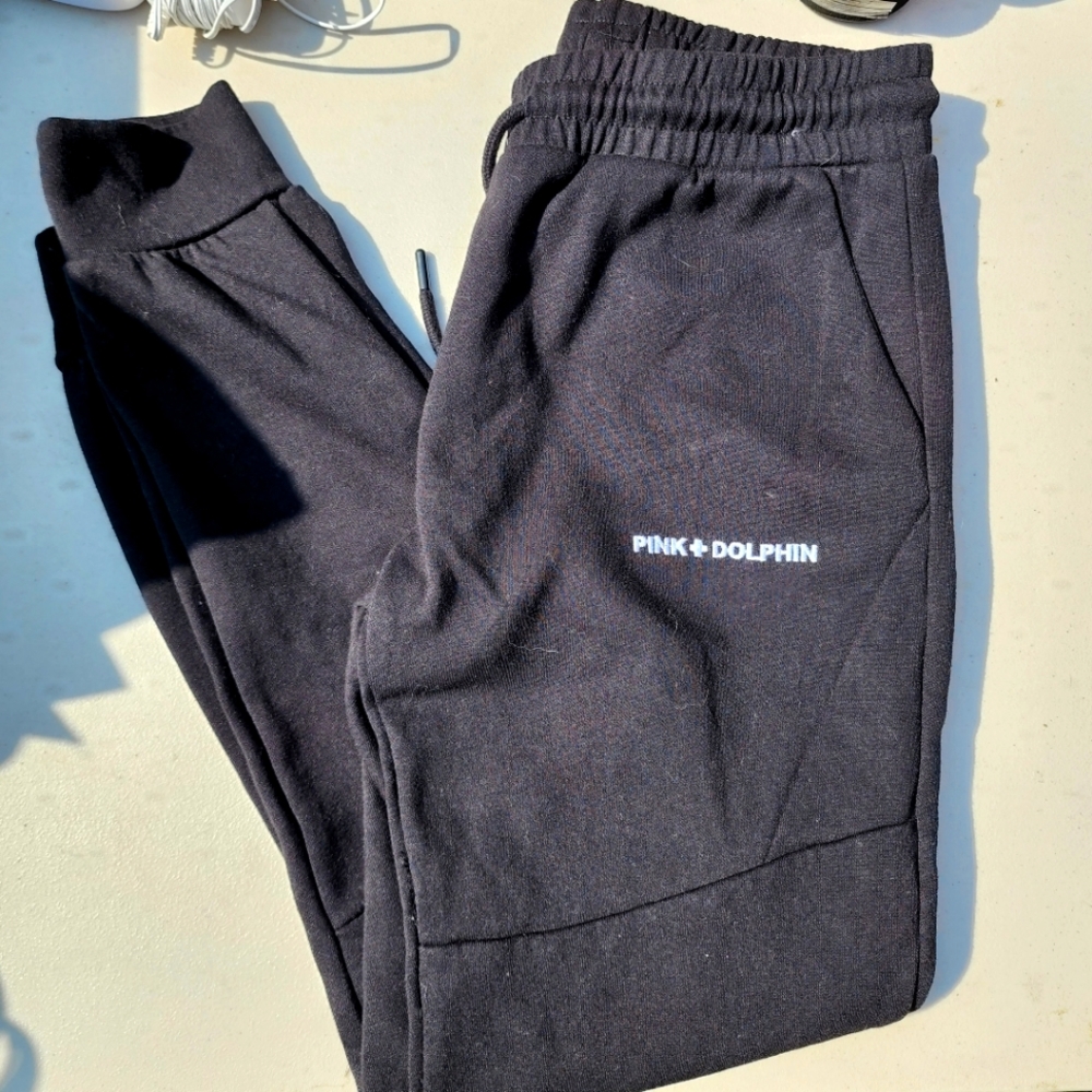 Pink Dolphin Joggers Men's Small
